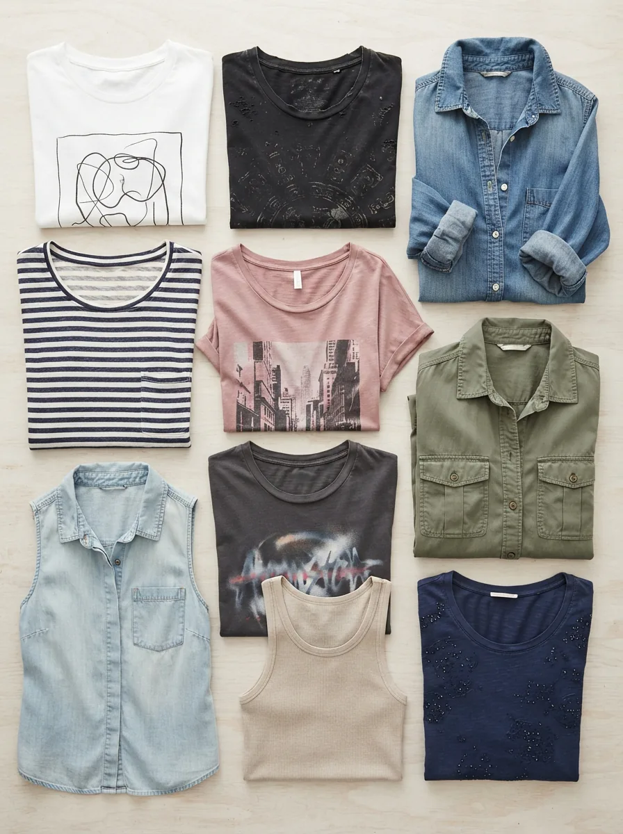 A vibrant collection of Dereon shirts displayed together